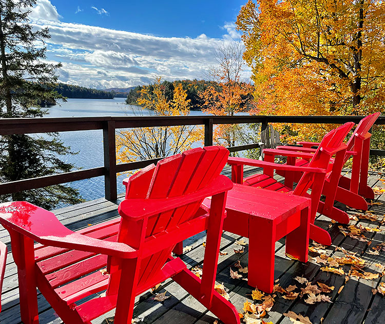Red chairs